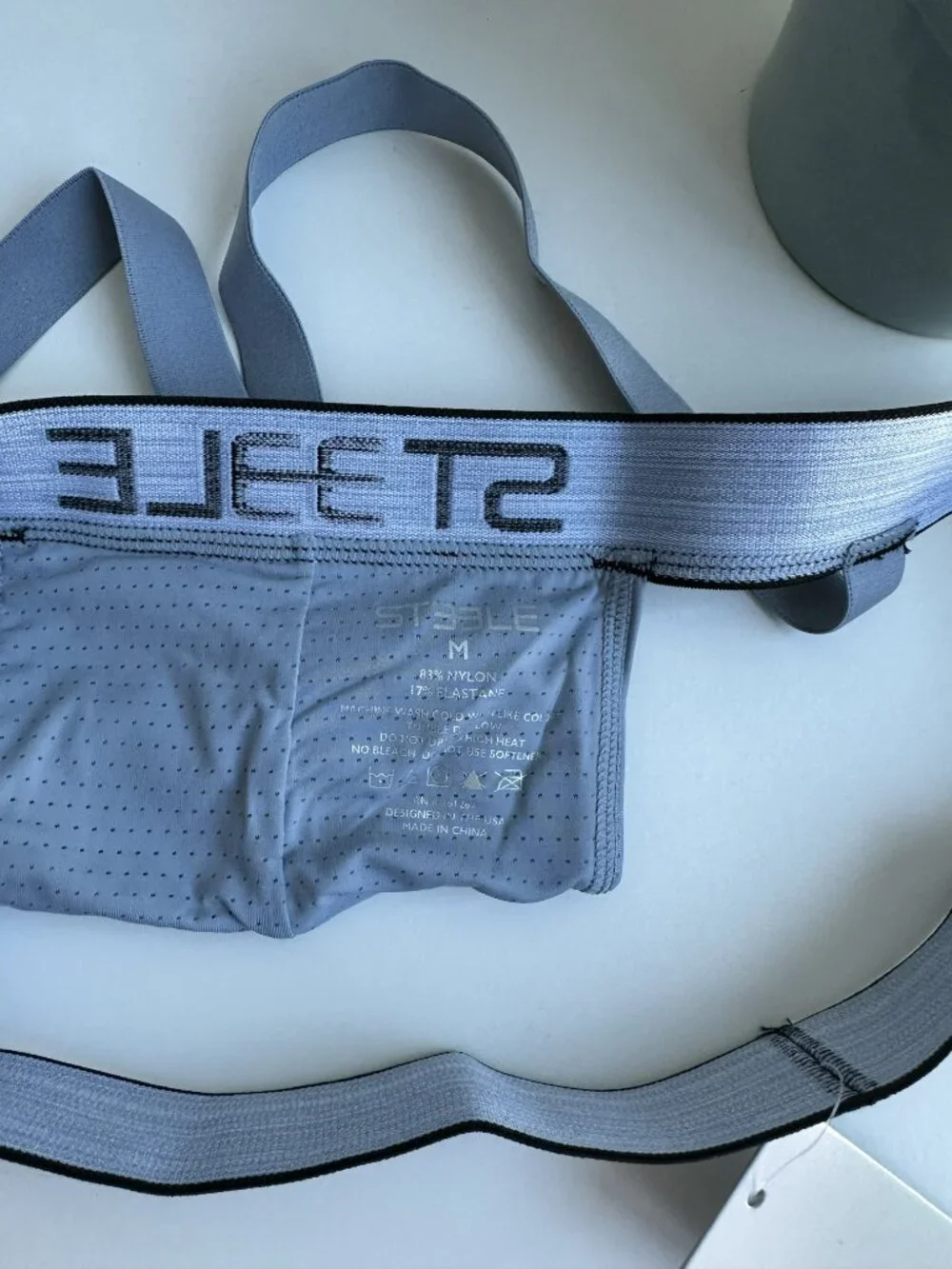 ST33LE - Low Rise Jockstrap - Silver Gray (M)